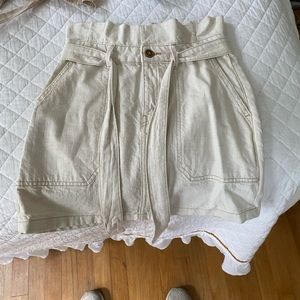 Free People denim skirt